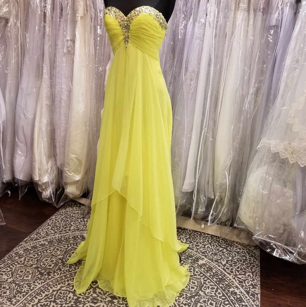 Neon Yellow Gown
